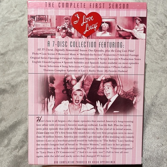 I Love Lucy The Pilot and All 35 Season One Episodes DVD - Picture 2 of 8